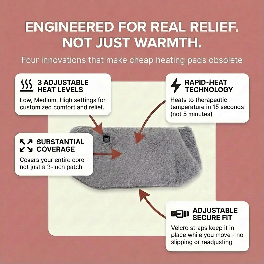 Bliss Belt™ 2.0 - Stop Planning Your Life Around Your Period.