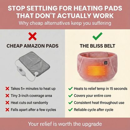 Bliss Belt™ 2.0 - Stop Planning Your Life Around Your Period.