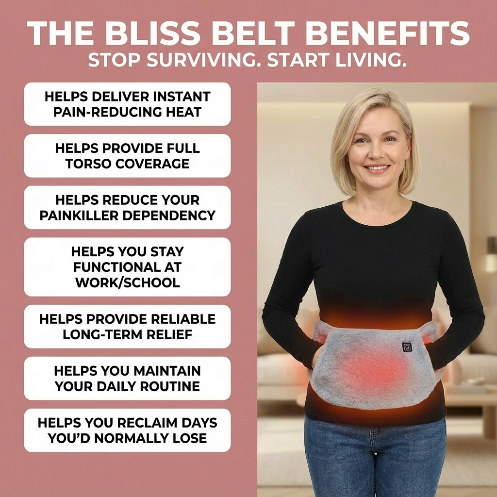 Bliss Belt™ 2.0 - Stop Planning Your Life Around Your Period.